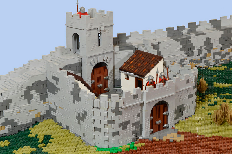 Illustration for article titled Enthusiasts Created A Giant Roman Empire Display From LEGO